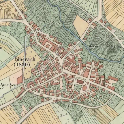 Biberach im Jahr 1830